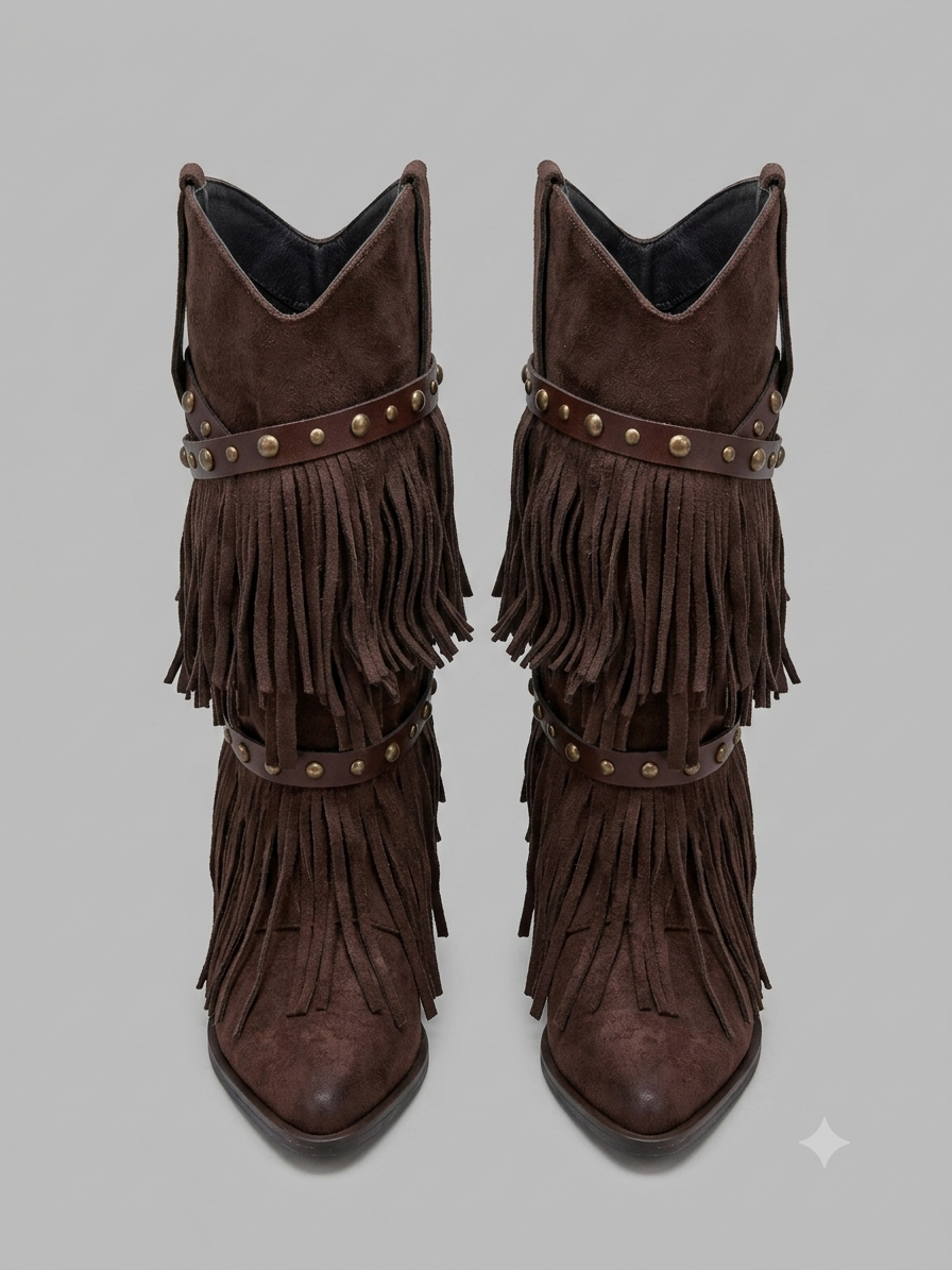Stivali Country Chic con Frange