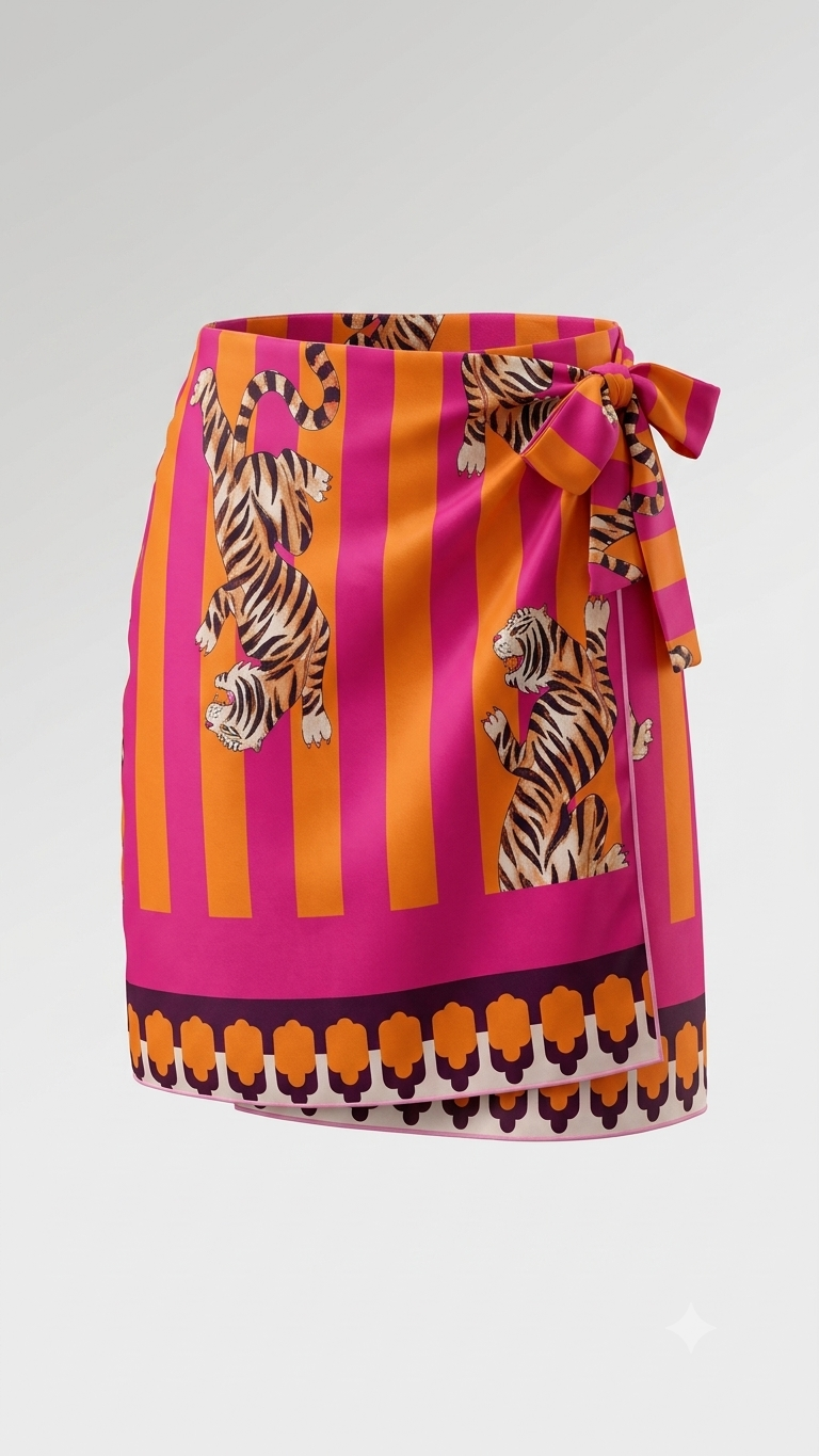 Pareo Corto Jungle Chic 48 cm