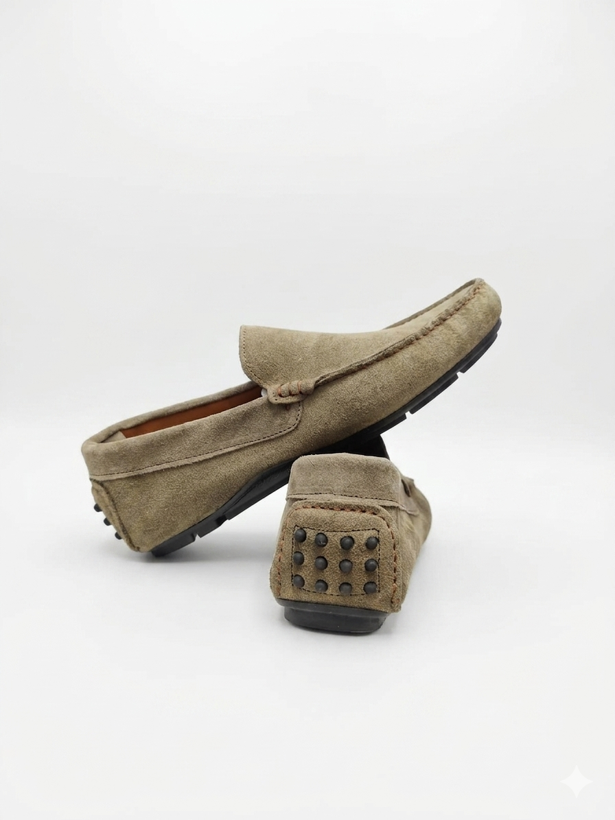 Mocassino uomo tortora