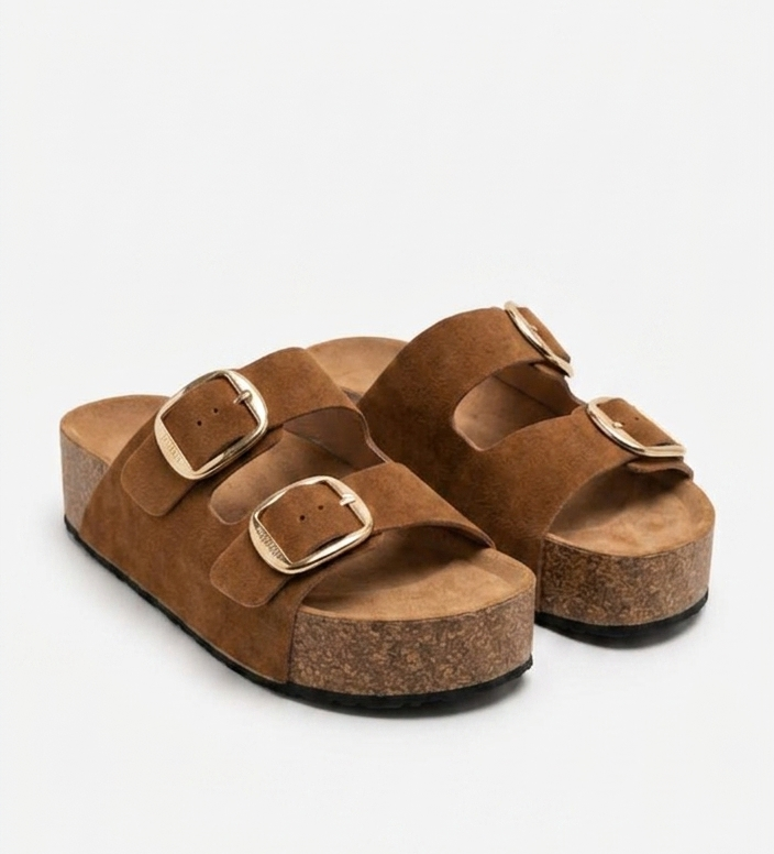 Sandali Doppia Fibbia Boho-Chic
