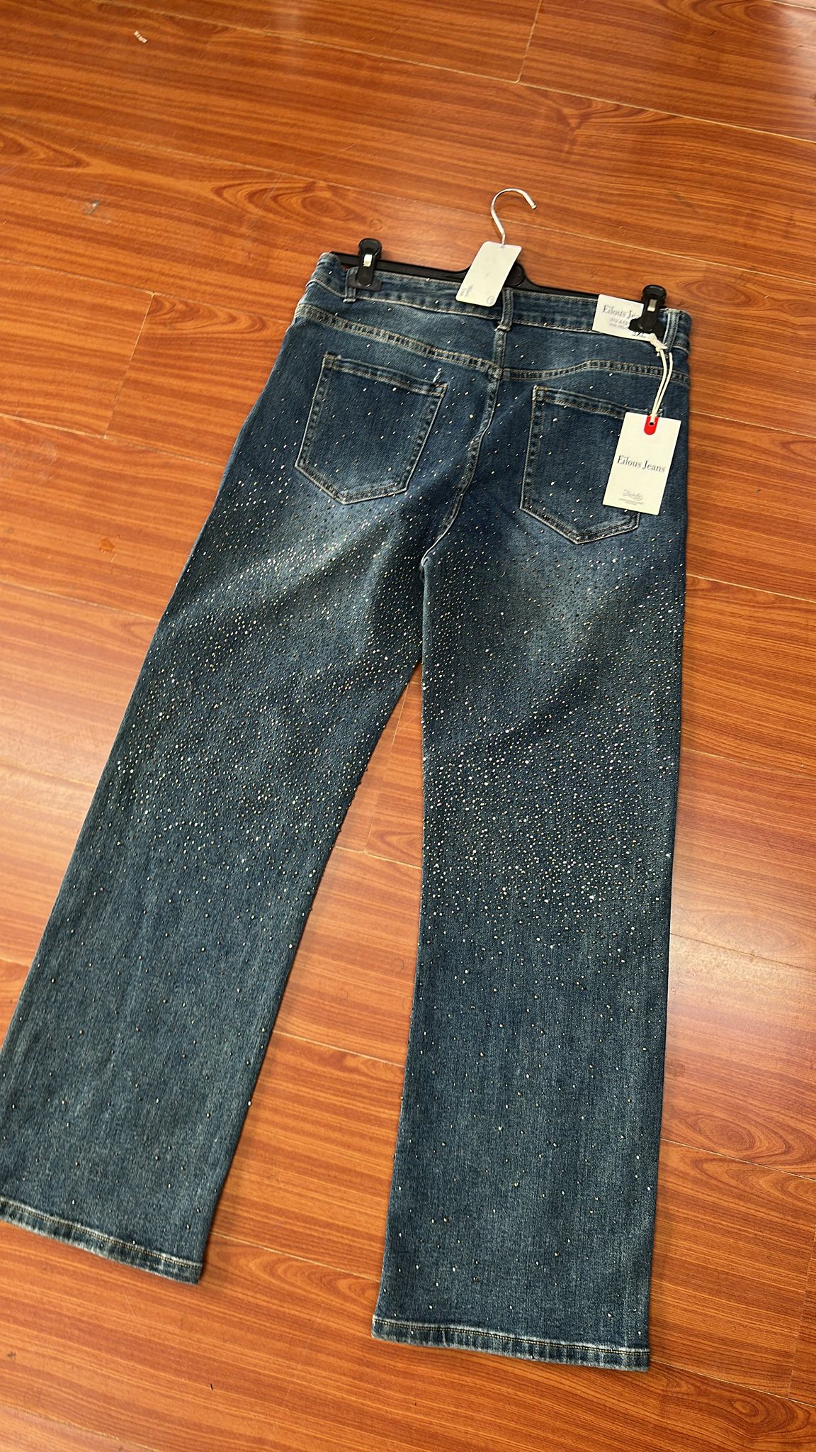 Jeans tutto brillantini Luce