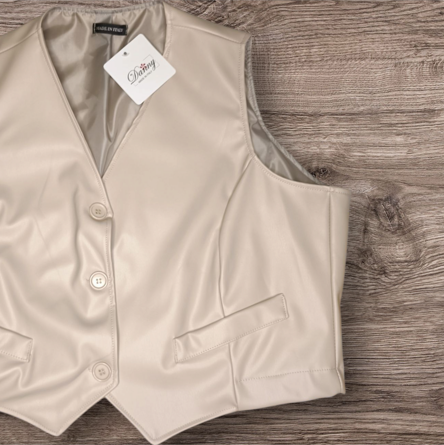 Gilet ecopelle V-Rocker™