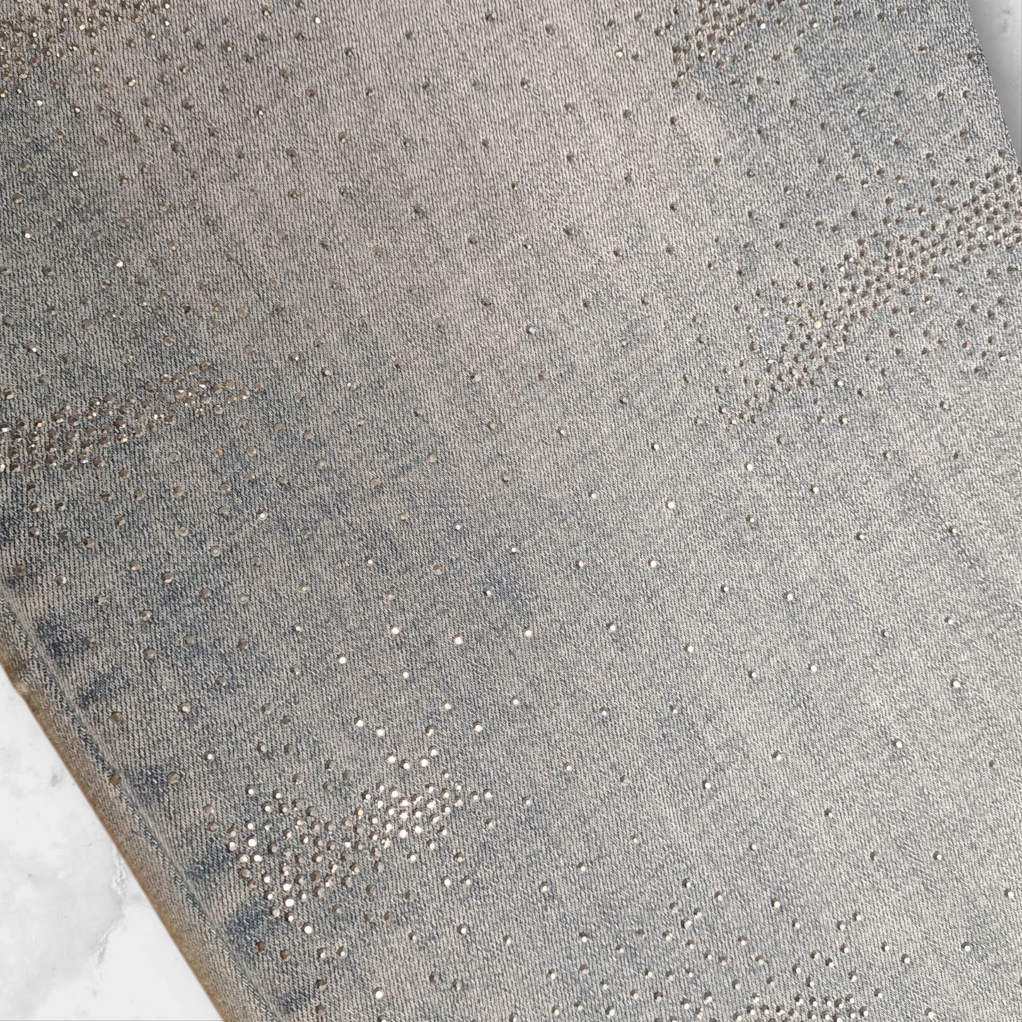 Jeans onde con brillantini