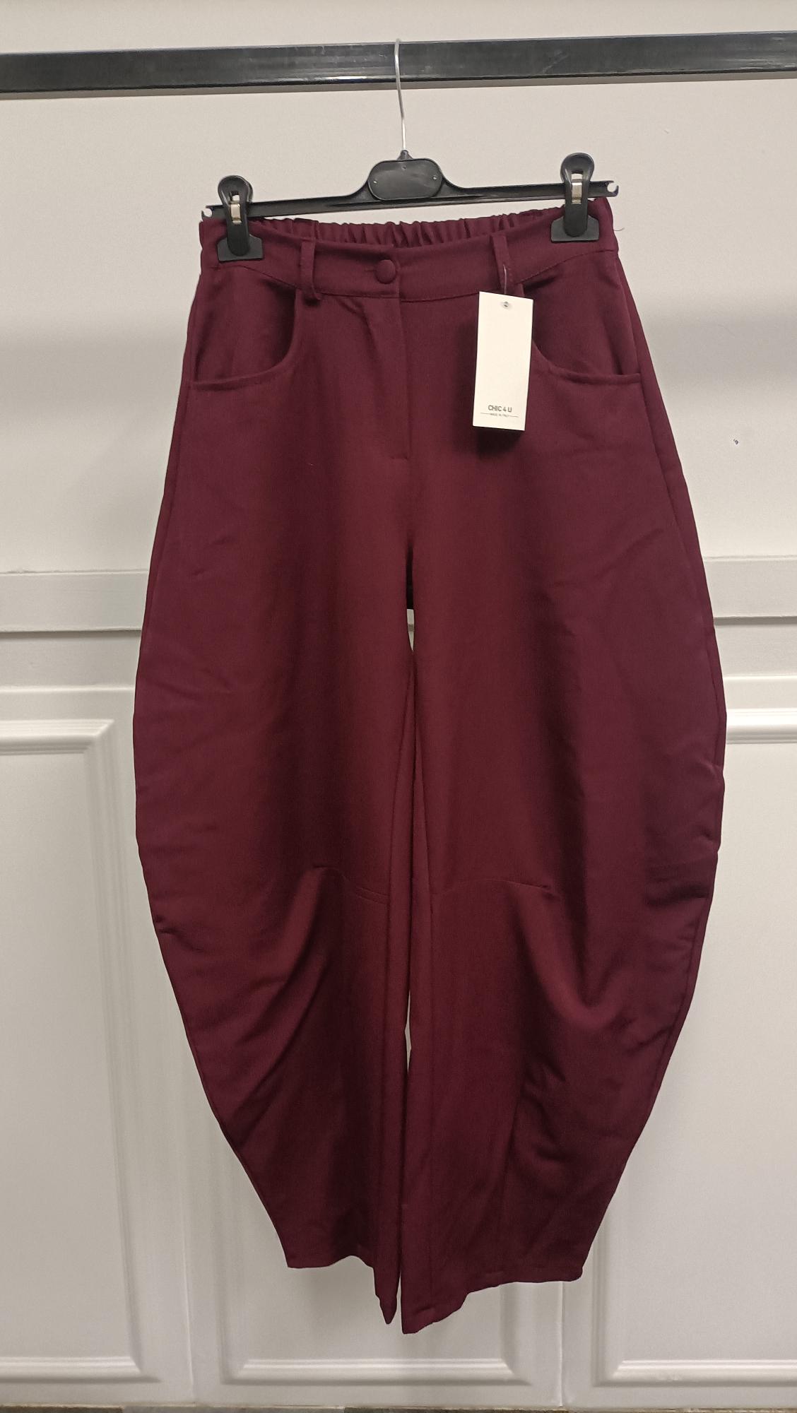 Pantalone baloon sartoriale