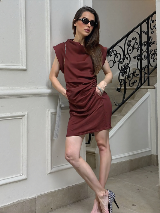 Abitino con drappeggio laterale