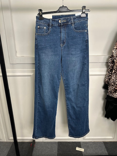 Jeans scuro brillantini Jenny