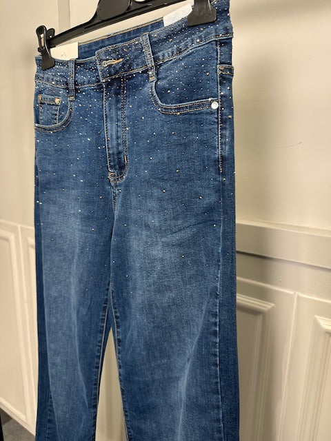 Jeans scuro brillantini Jenny
