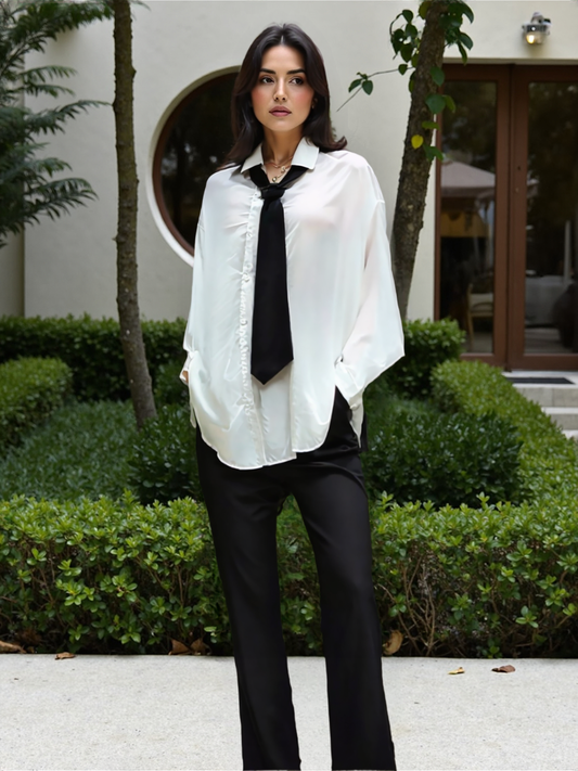 Camicia con cravattino