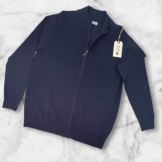 Cardigan collo a lupetto ZipLine™