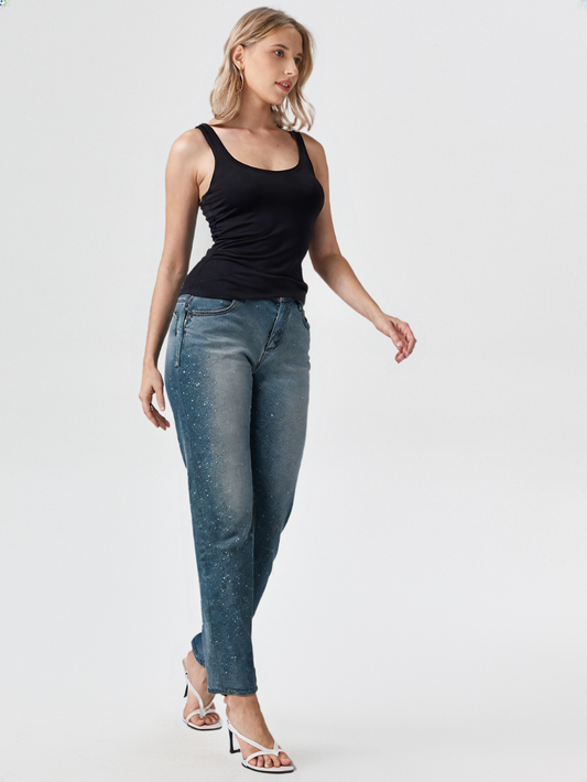 Jeans brillantini modello ShineFlare™