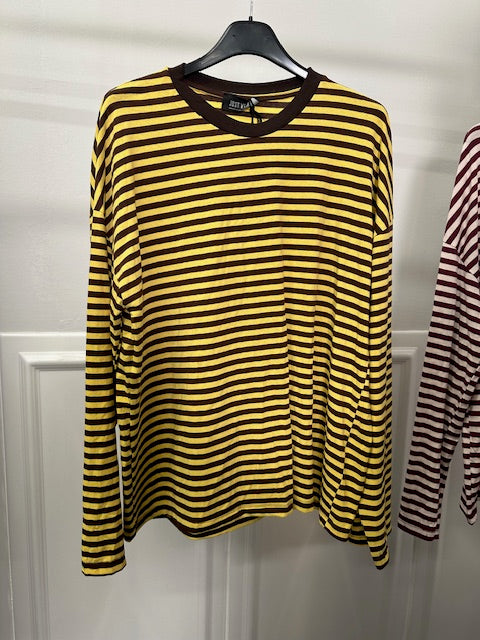 Maglia a Righe 70% Cotone Morbidezza e Traspirabilità Estrema Taglio Lunga e Magica Righe Intelligenti Comfort Quotidiano