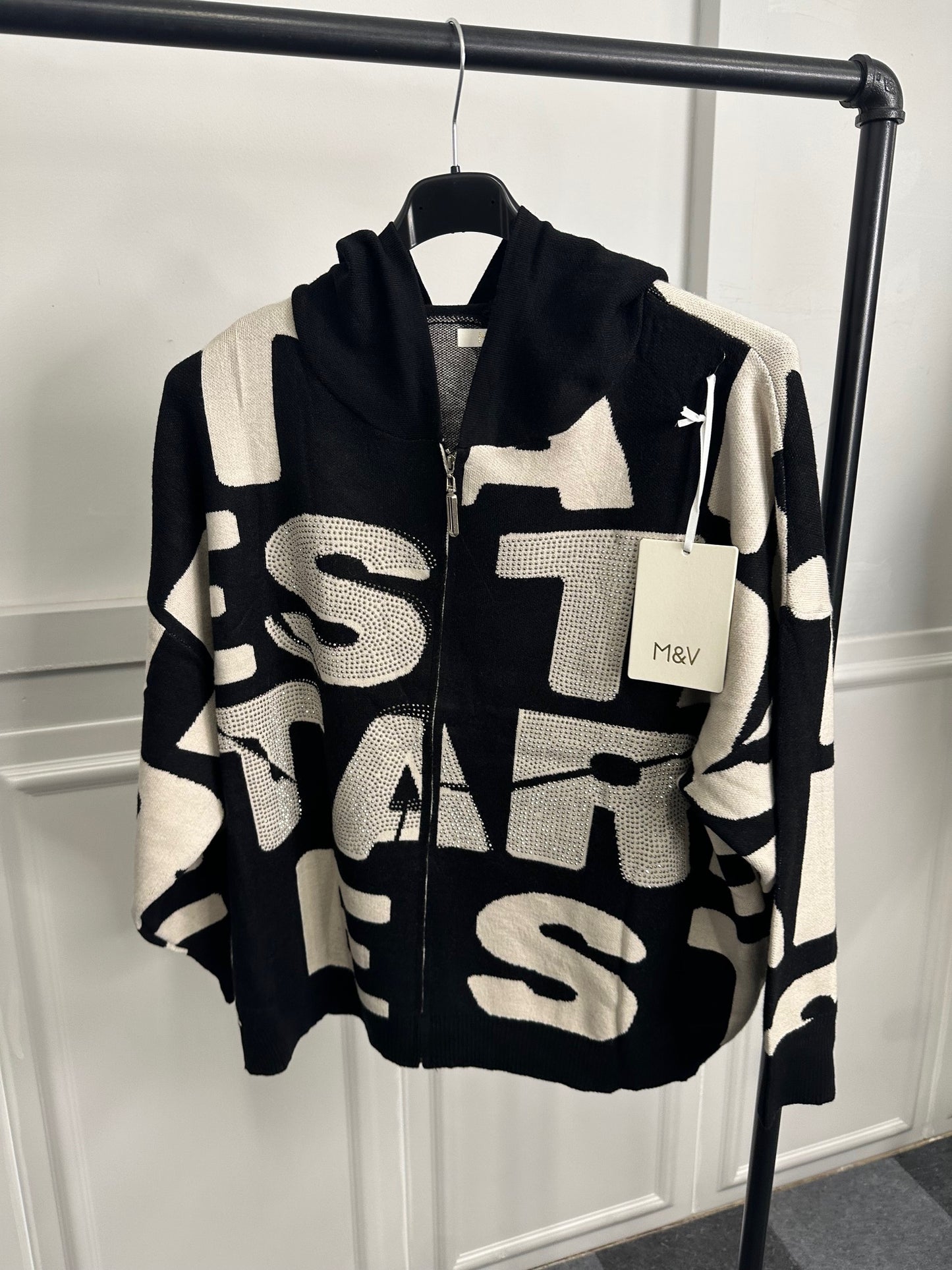Felpa con zip STAR