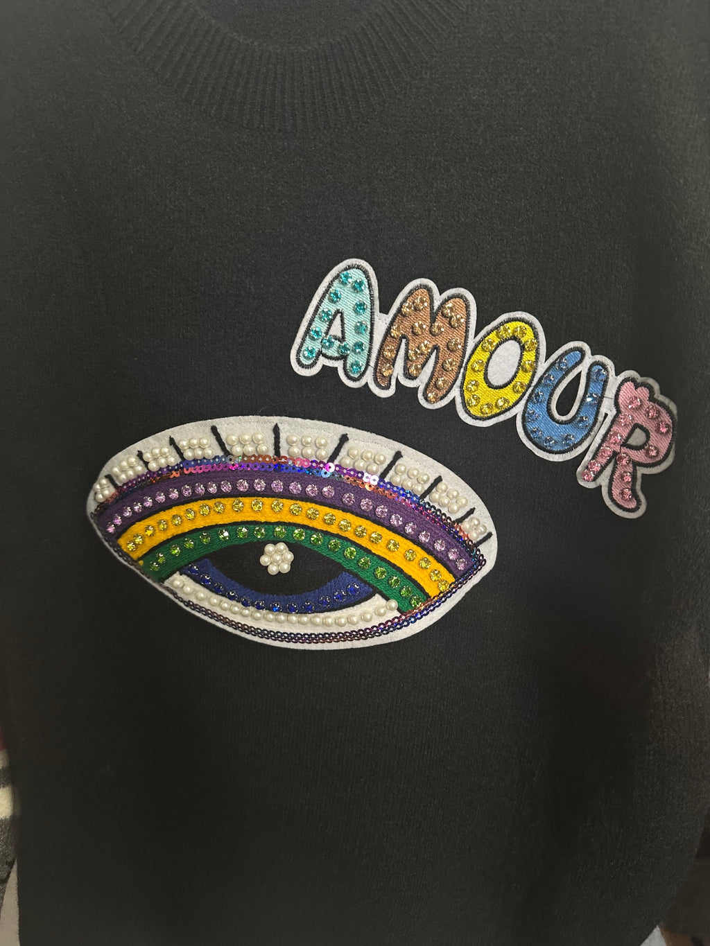 Maglione amour "OCCHIO"