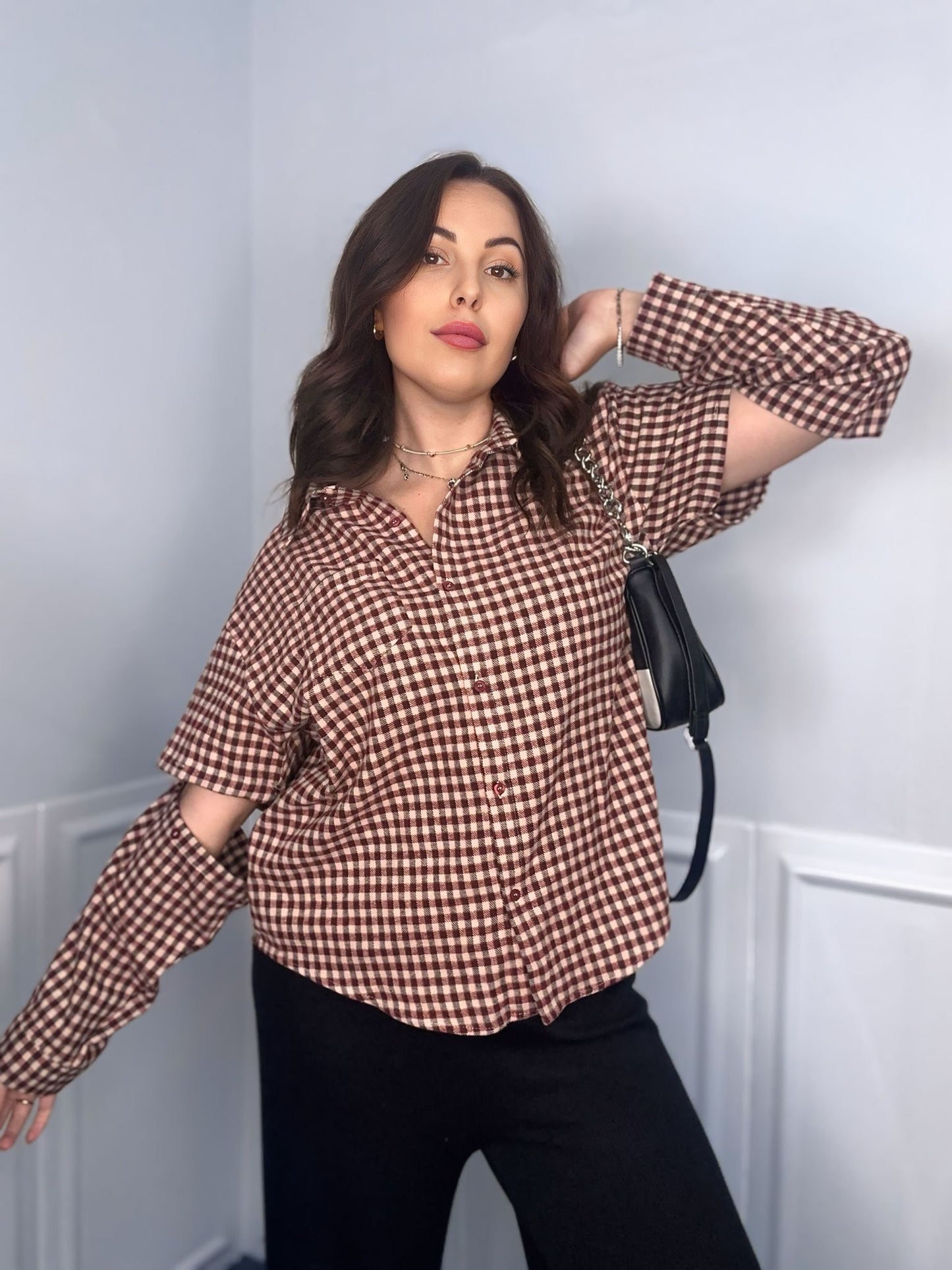 Camicia a quadretti 2 in 1