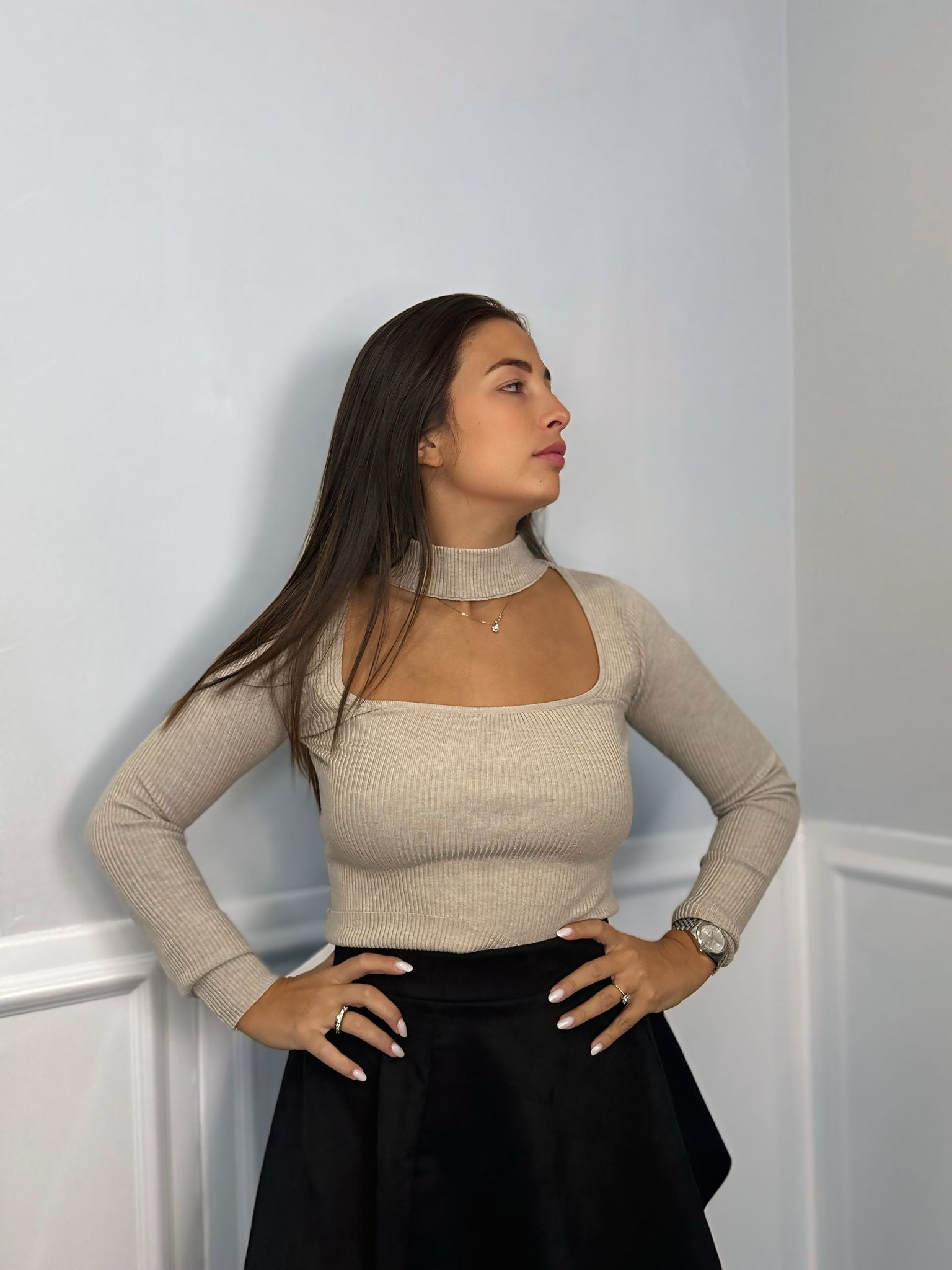 Maglia con scollo Carlotta