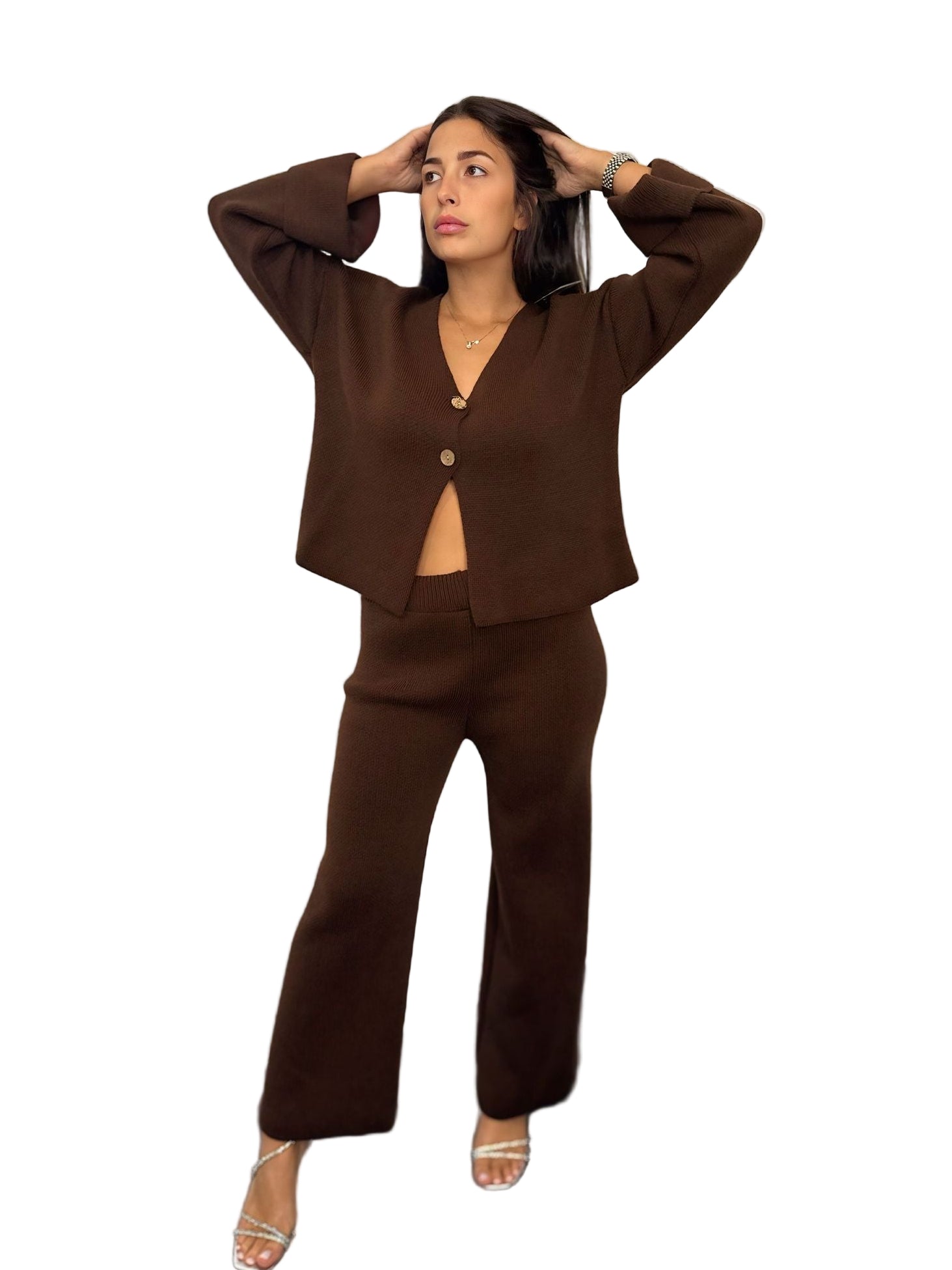 Completo lanetta Cardigan e Pantalone – Morbidezza e Vestibilità Elegante