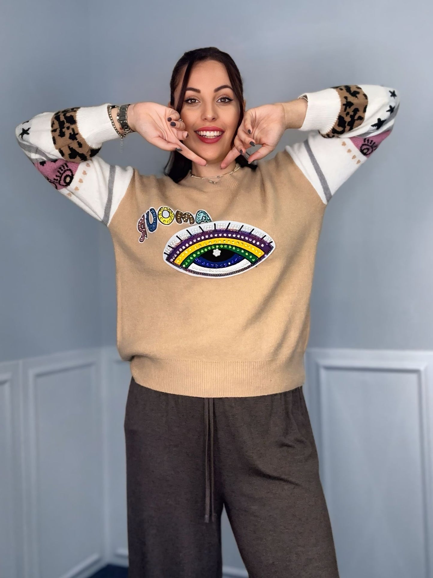 Maglione amour "OCCHIO"