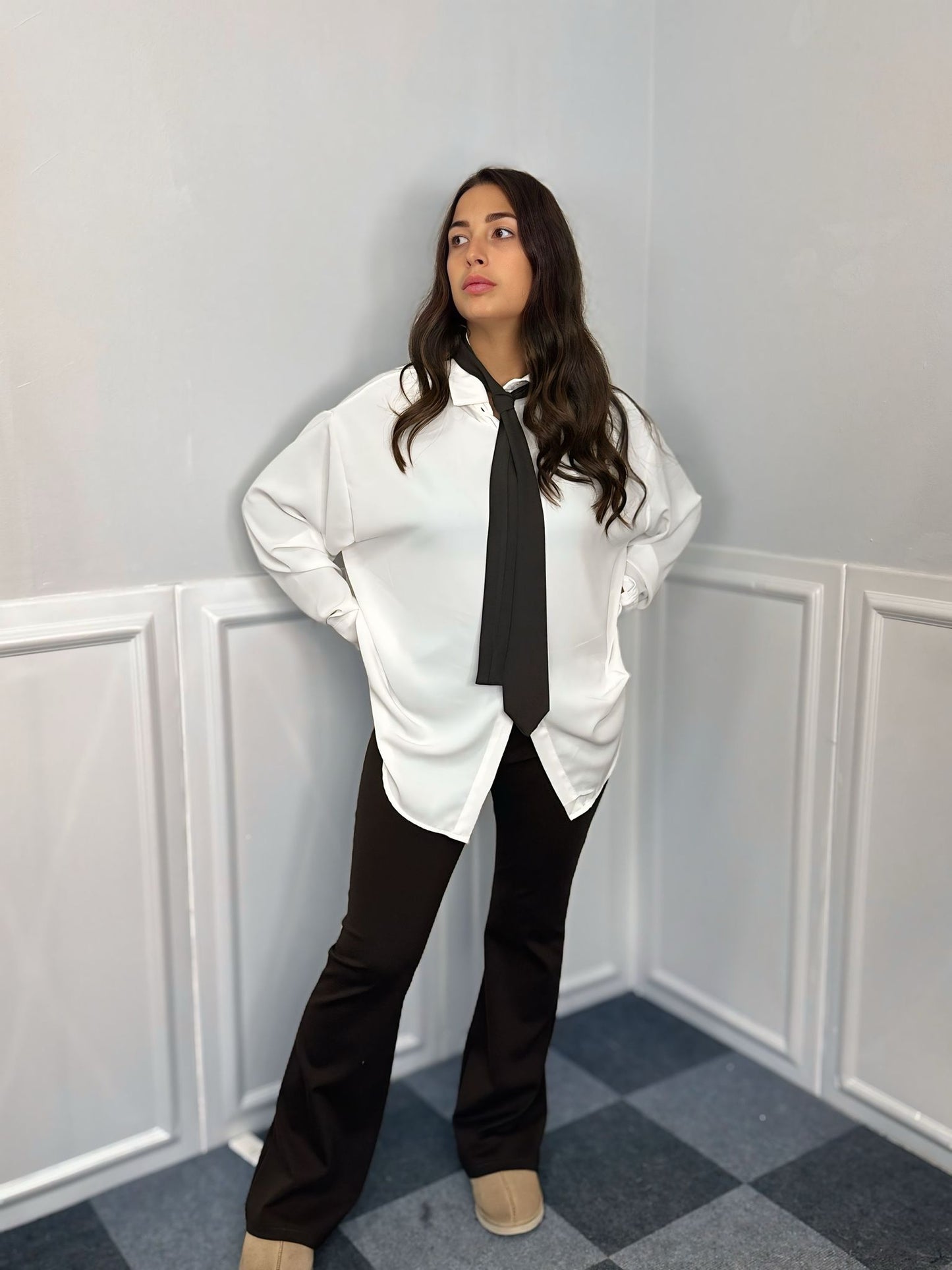 Camicia con cravattino