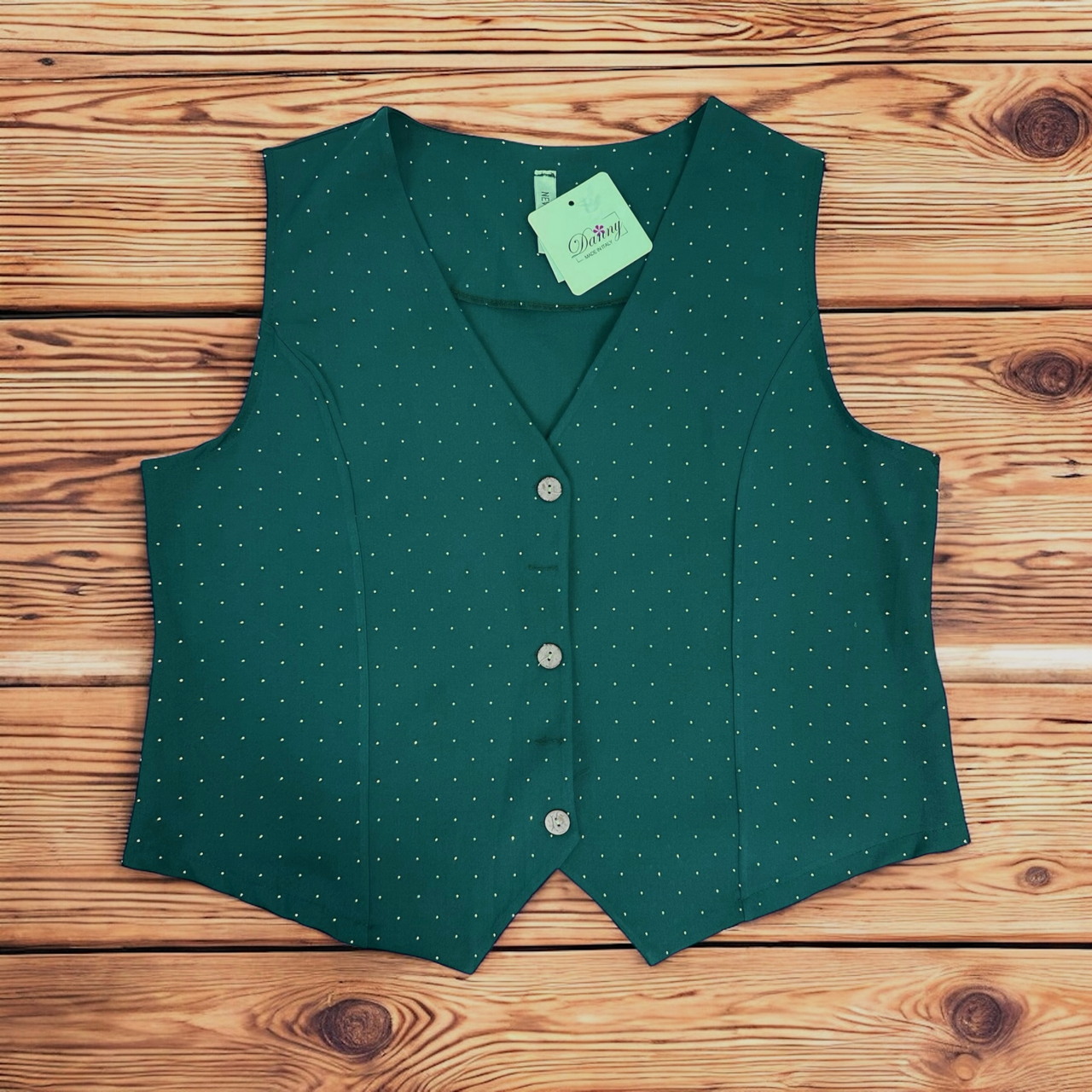 Gilet brillantini stile GlitzVibe™