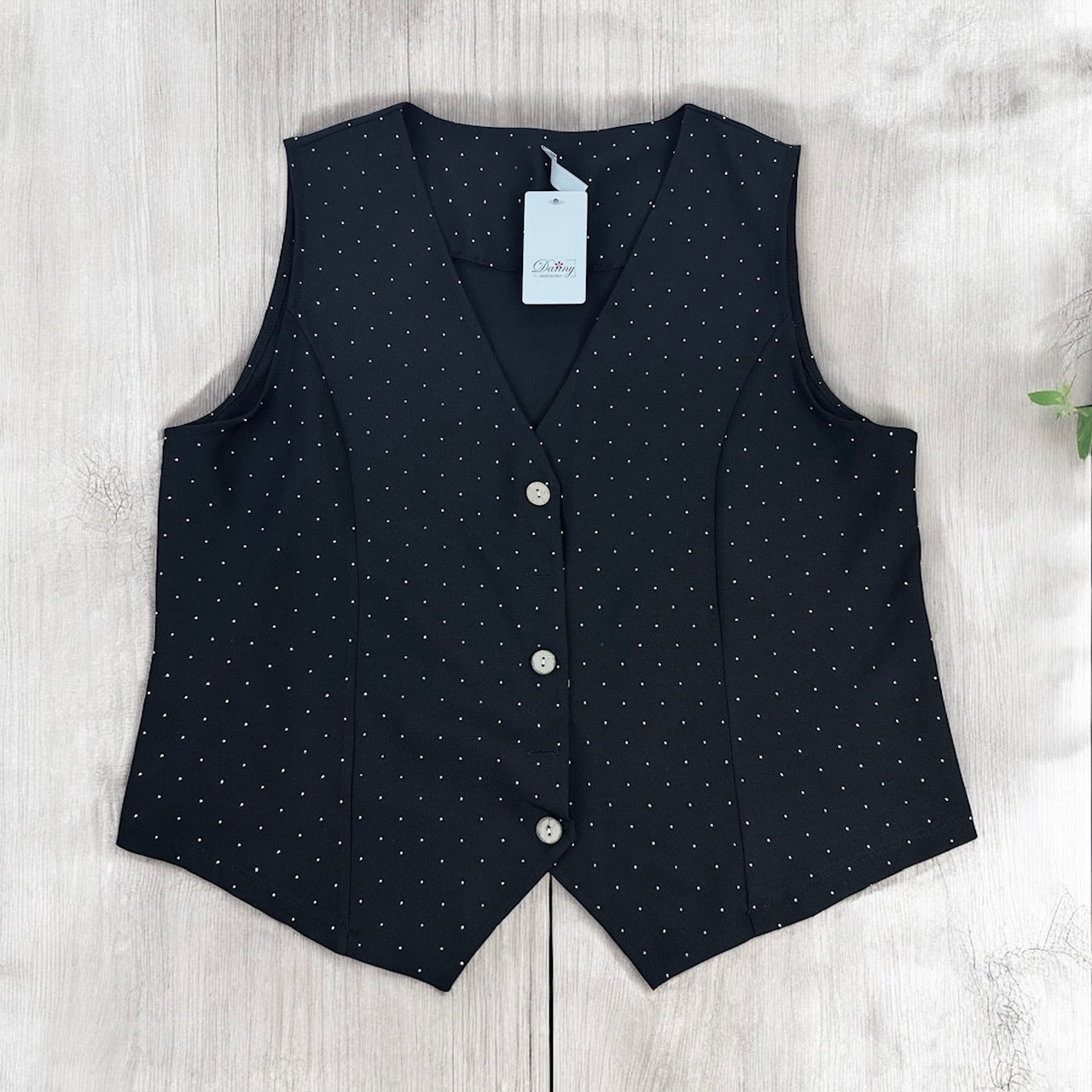 Gilet brillantini stile GlitzVibe™