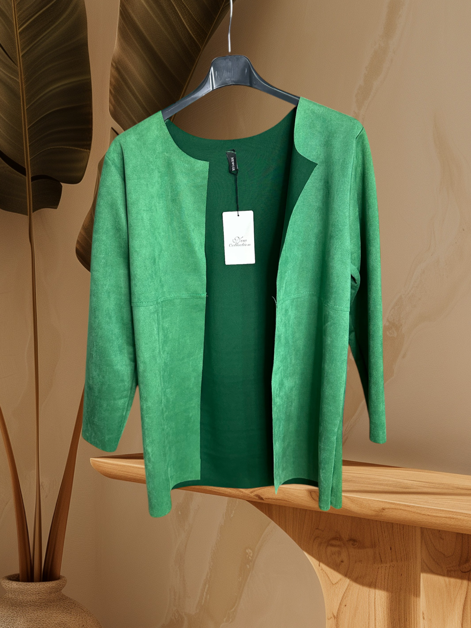 Giacca aperta modello VelvetEase™