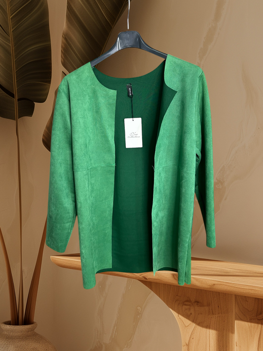 Giacca aperta modello VelvetEase™