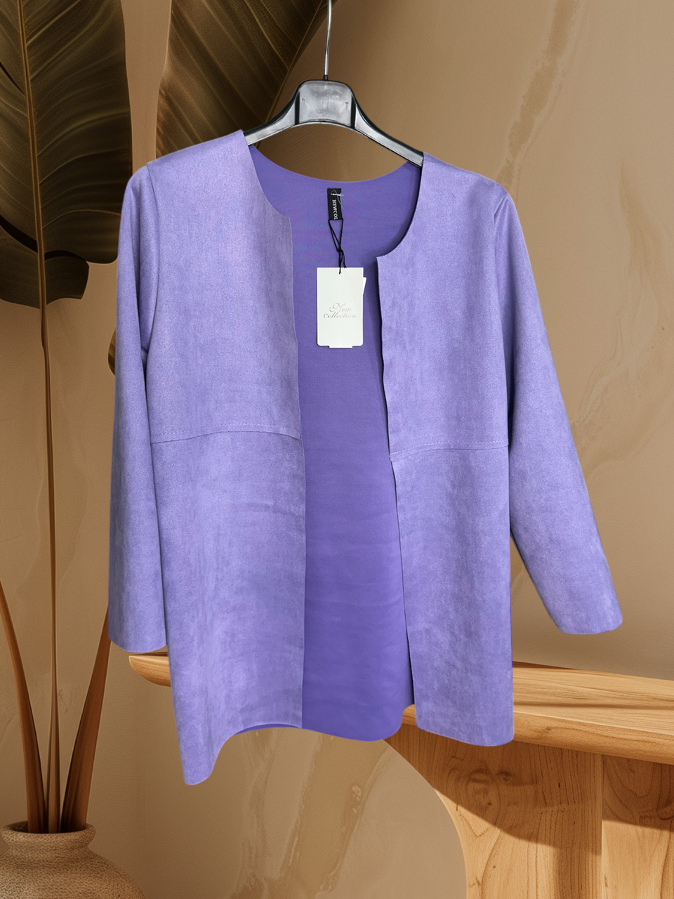 Giacca aperta modello VelvetEase™