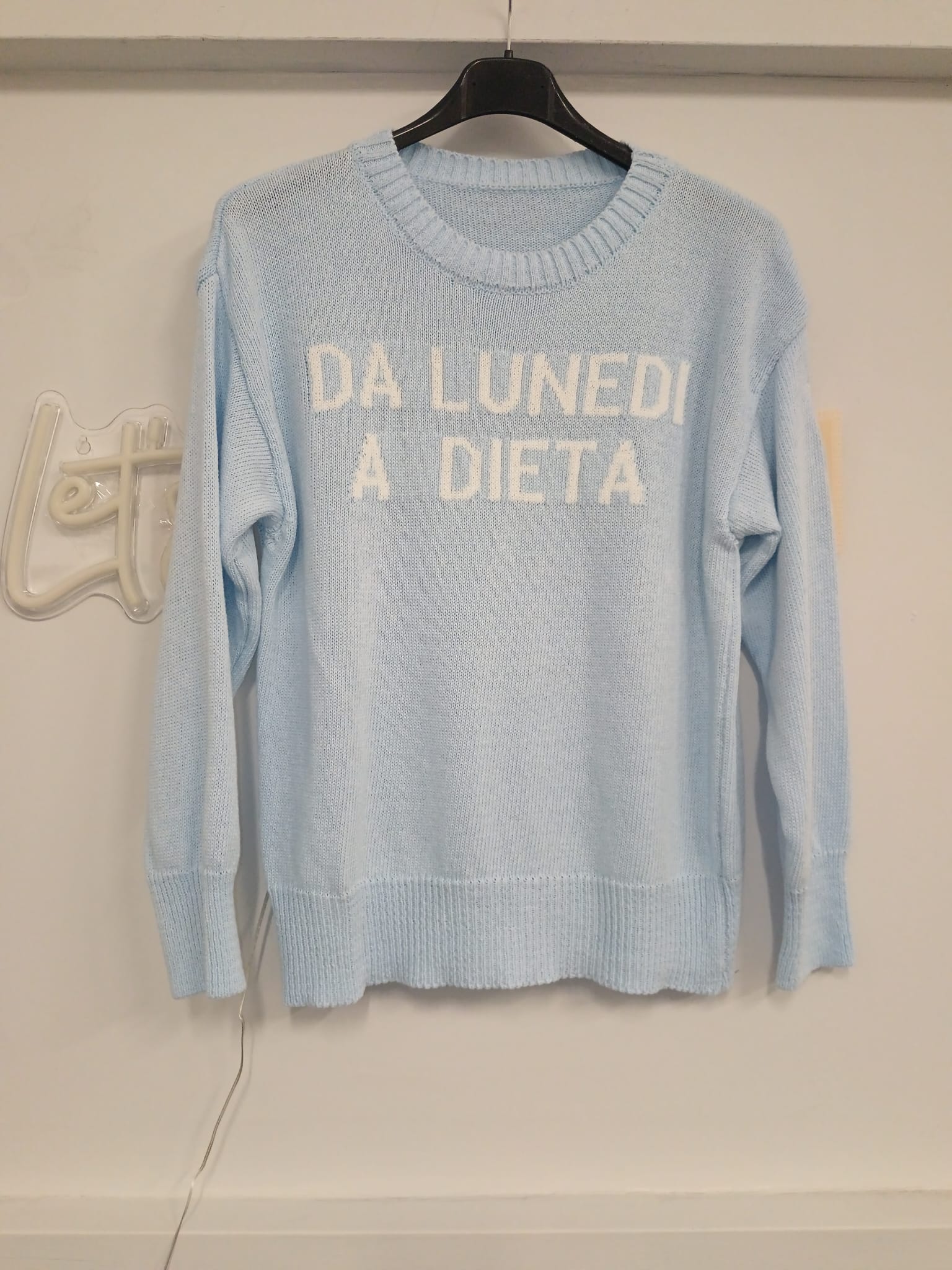 Maglione “Da Lunedì a Dieta”