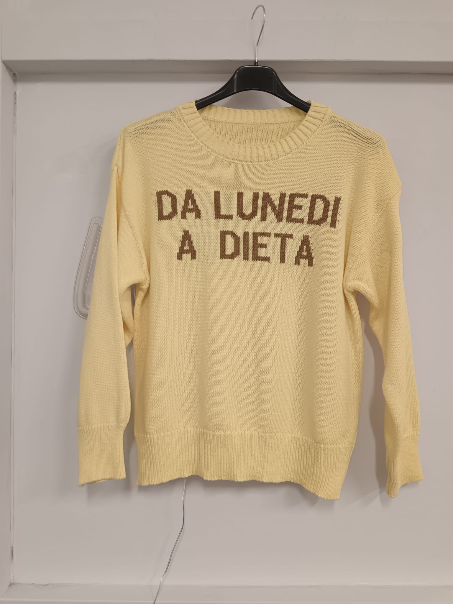 Maglione “Da Lunedì a Dieta”