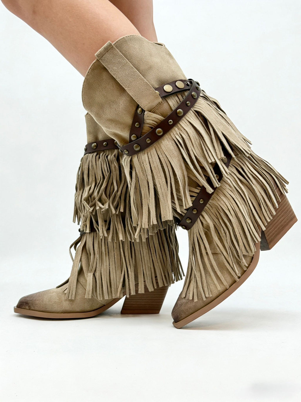 Stivali Country Chic con Frange