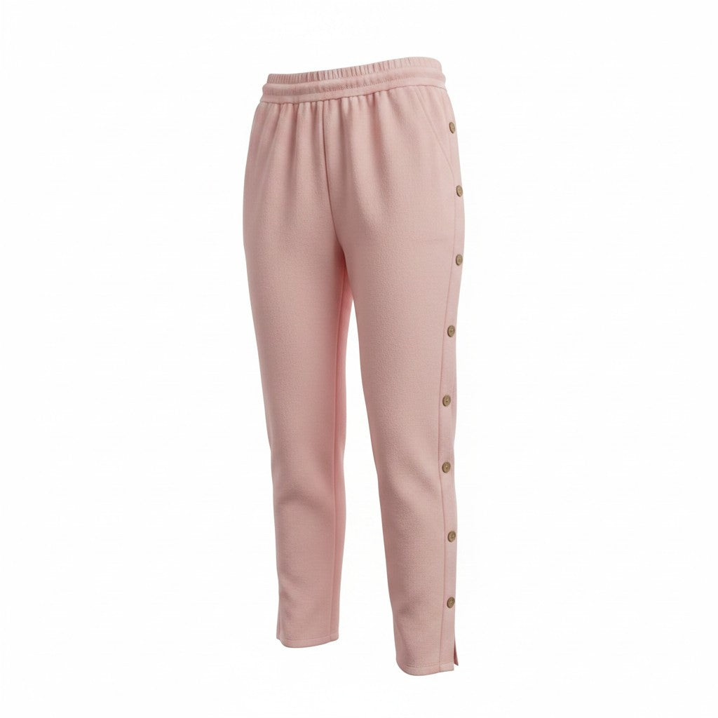 Pantaloni Con Bottoni Laterali