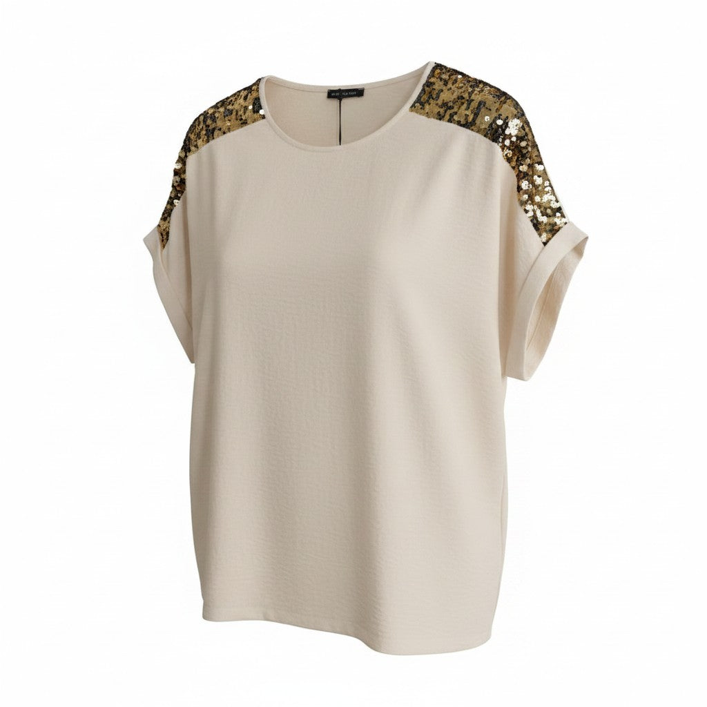 Blusa Glam Dettaglio Brillante