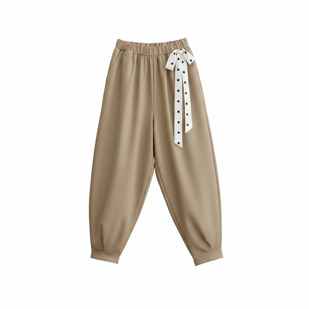 Pantalone Baloon Voluminoso con Tocco di Stile
