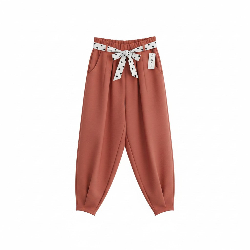 Pantalone Baloon Voluminoso con Tocco di Stile