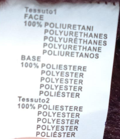 Giacca in ecopelle con pelliccia
