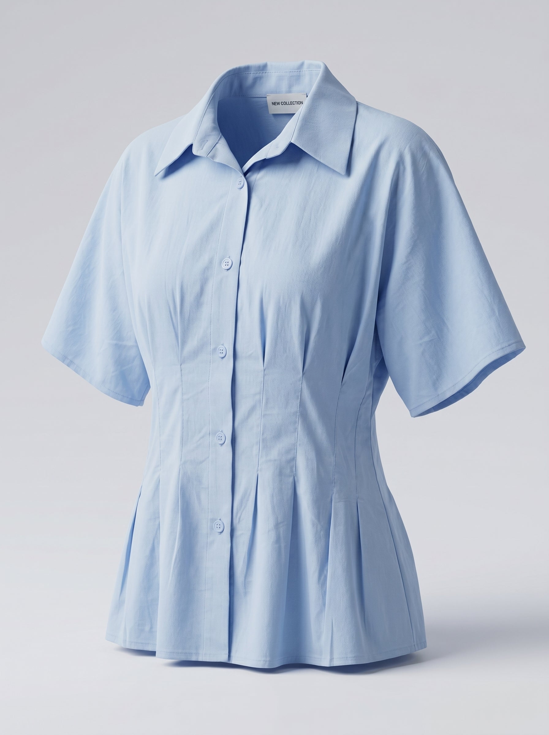 Camicia elegante con collo alla francese