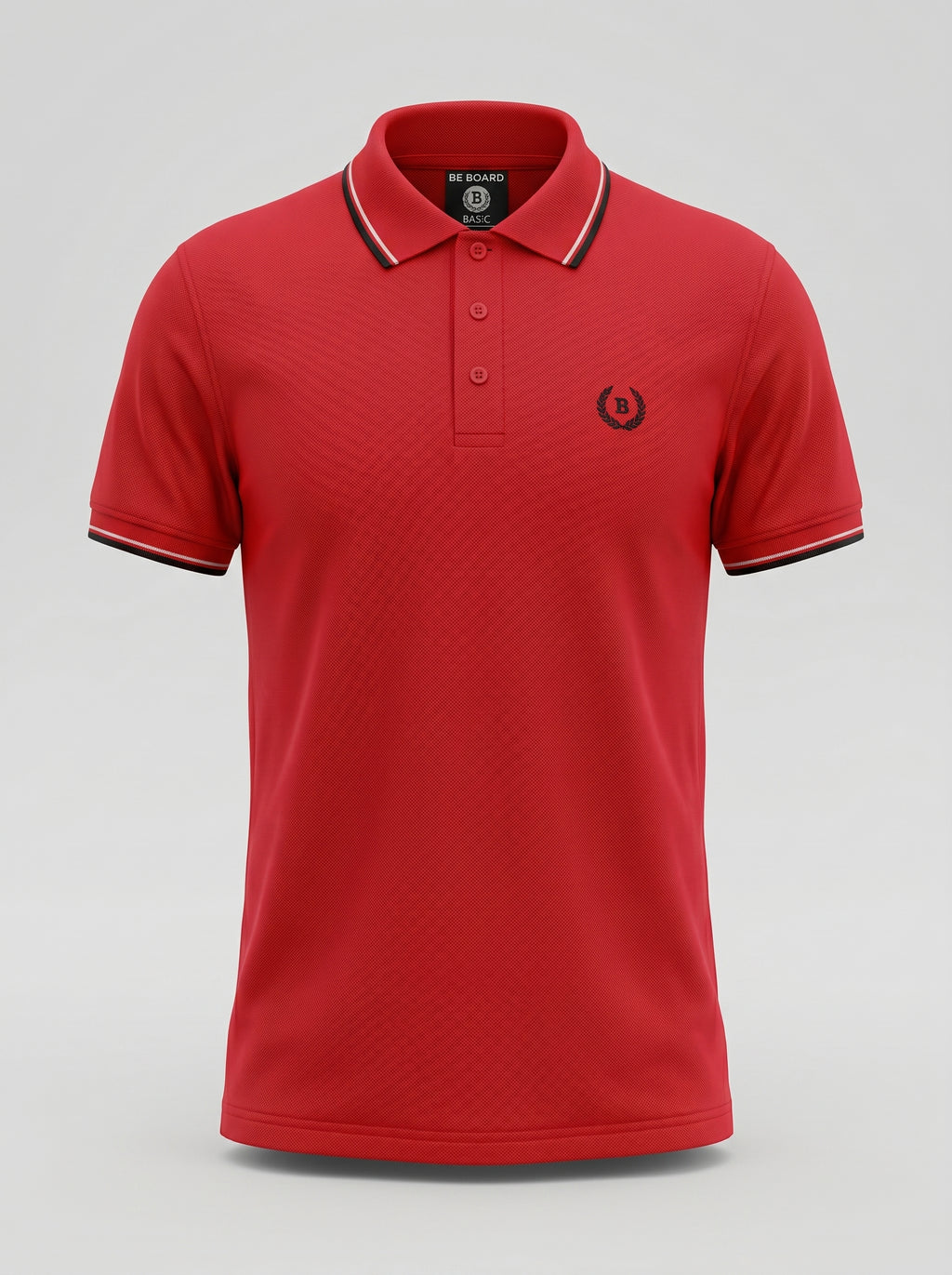 Polo Be Board tinta unita in cotone