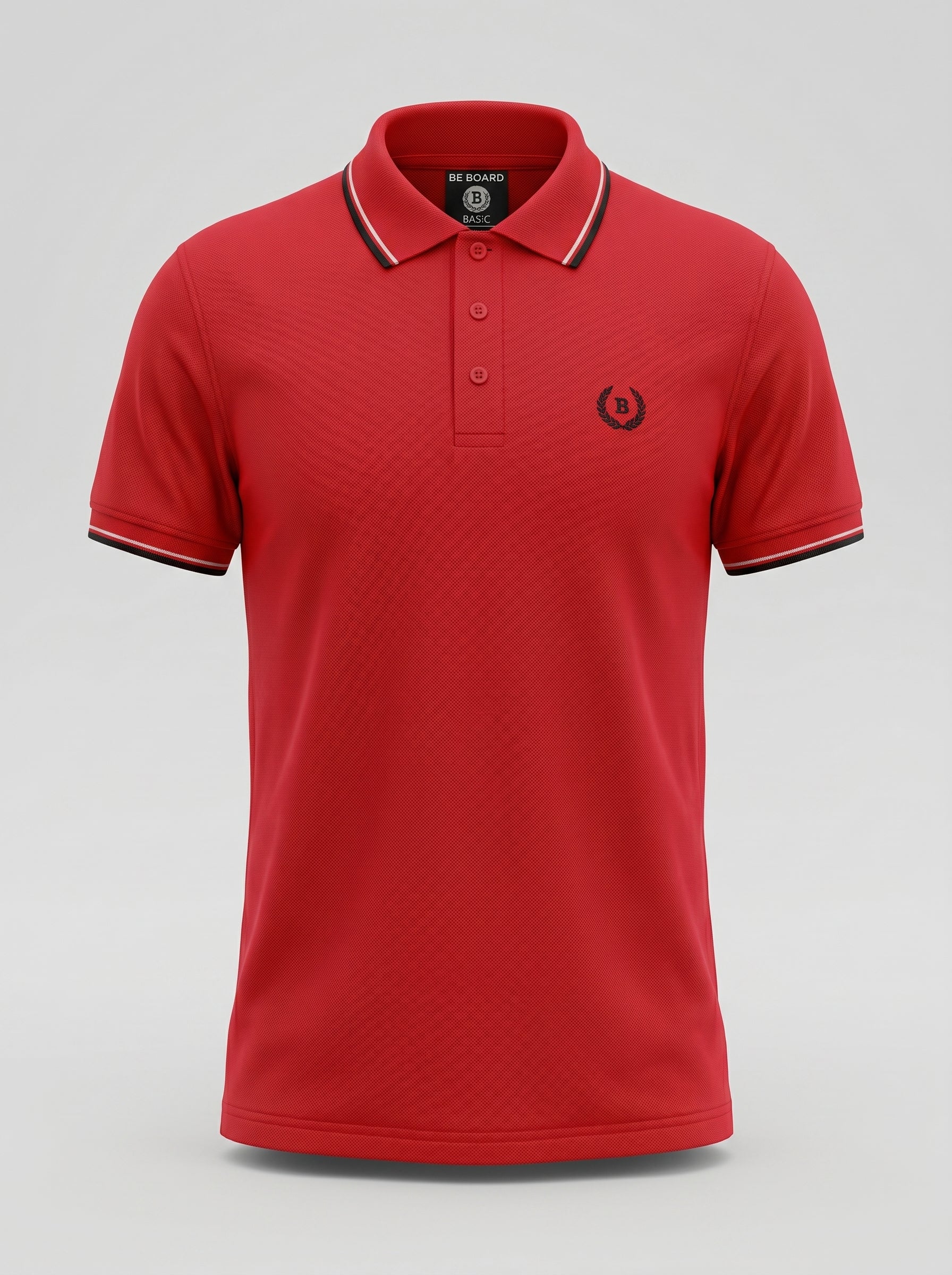 Polo Be Board tinta unita in cotone