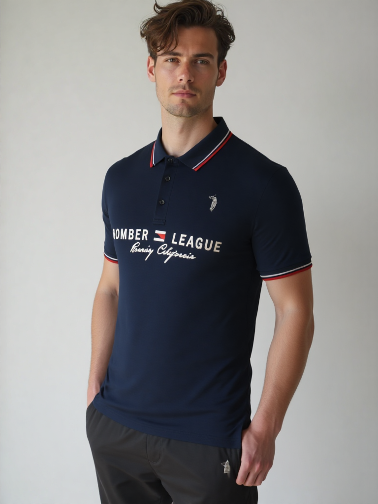 Polo Bomber League modello Power Crest™