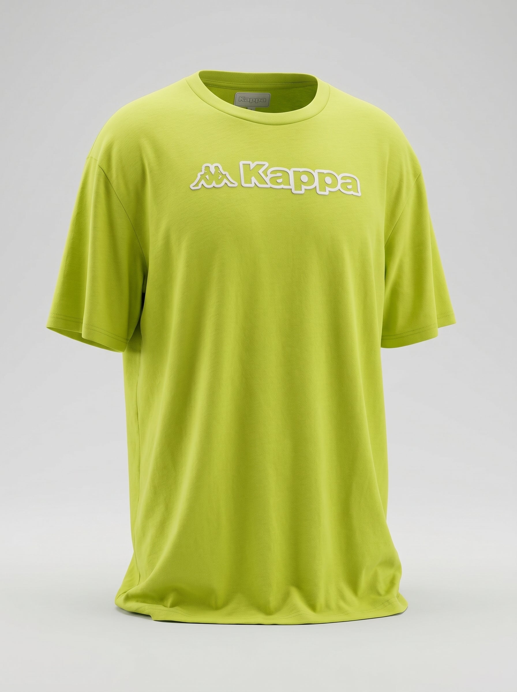 T-shirt in cotone con scritta Kappa
