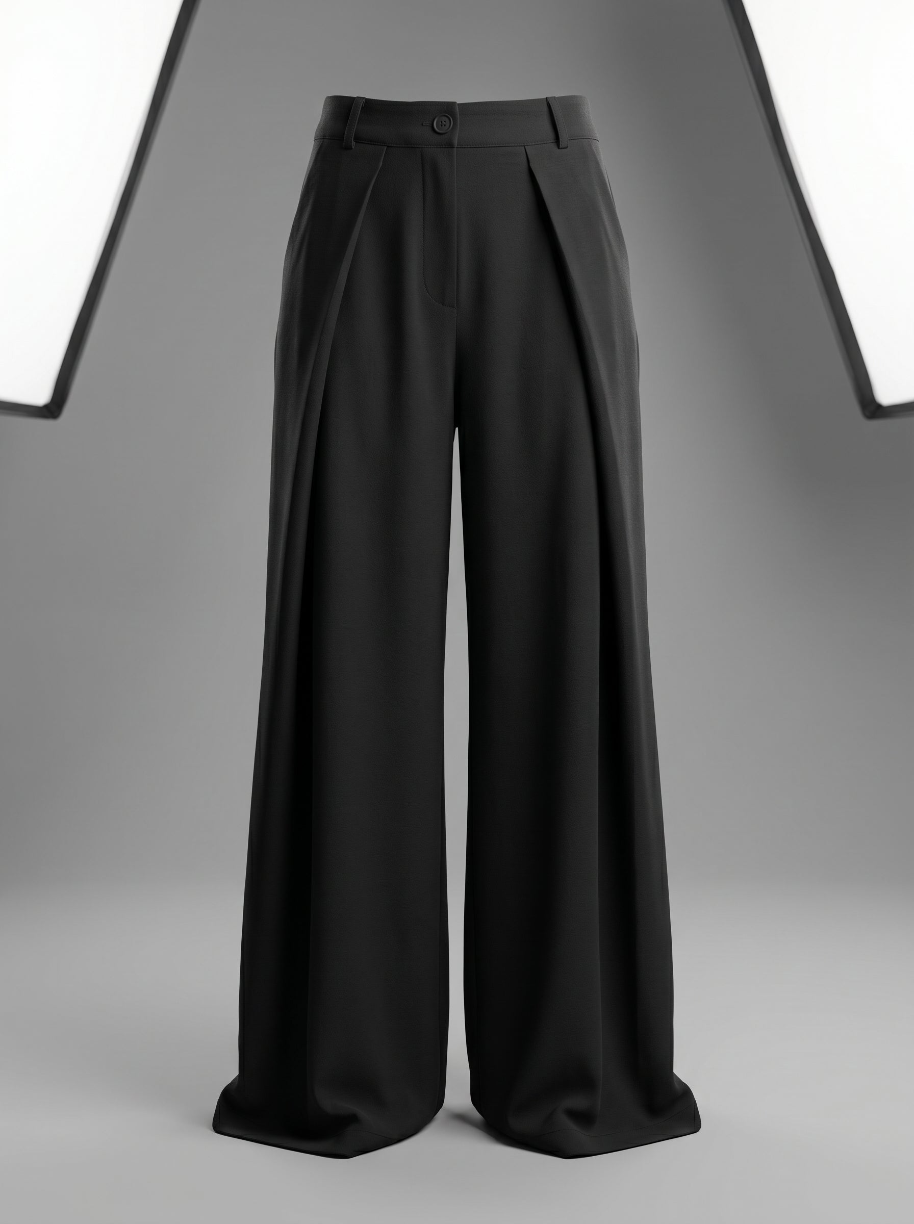 Pantalone sartoriale tinta unita elegante