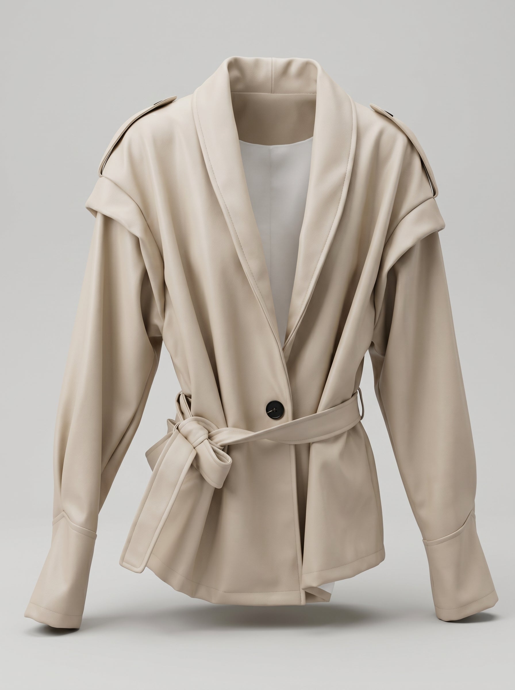 Trench corto Ecopelle