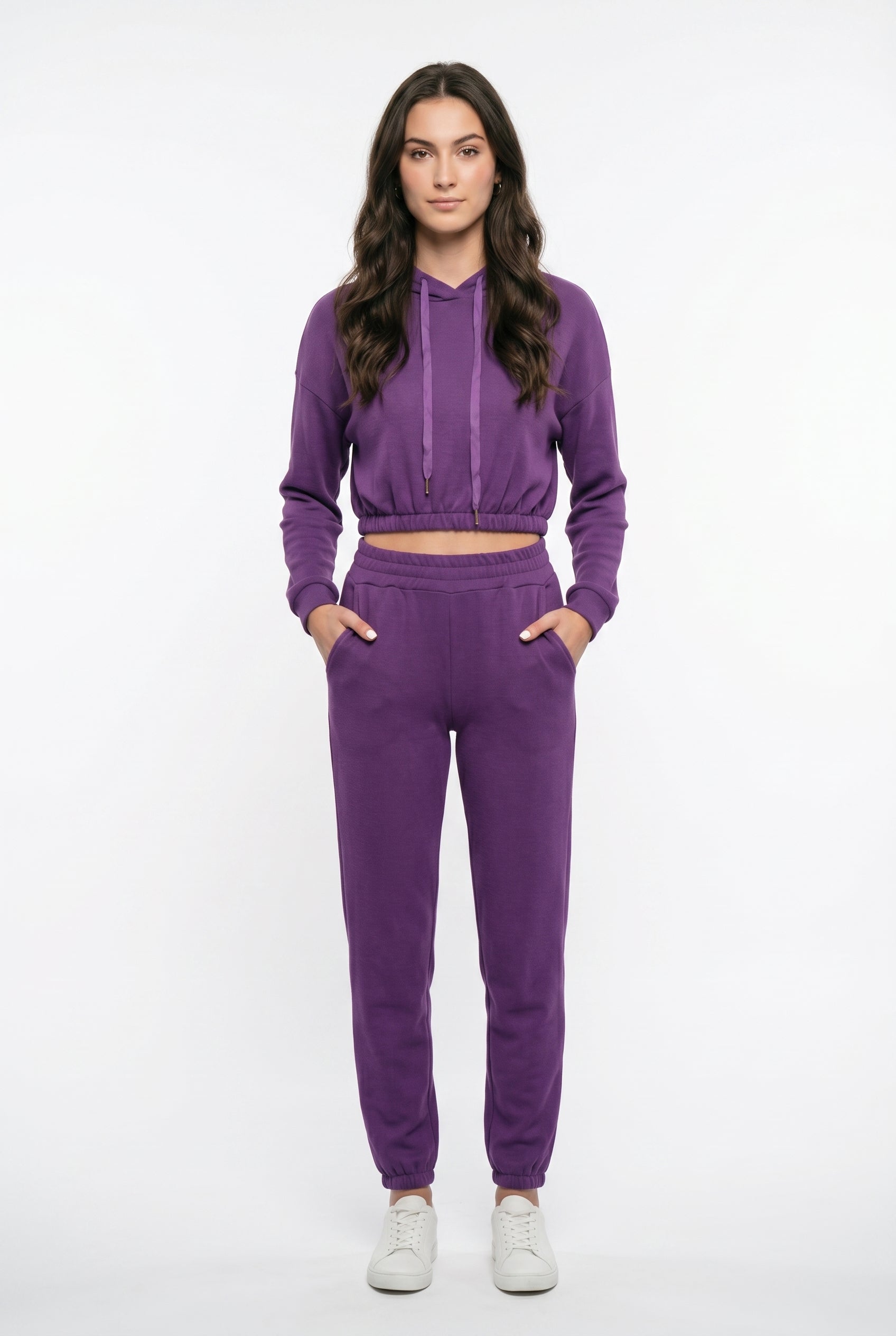 Tuta Donna Crop Hoodie Style