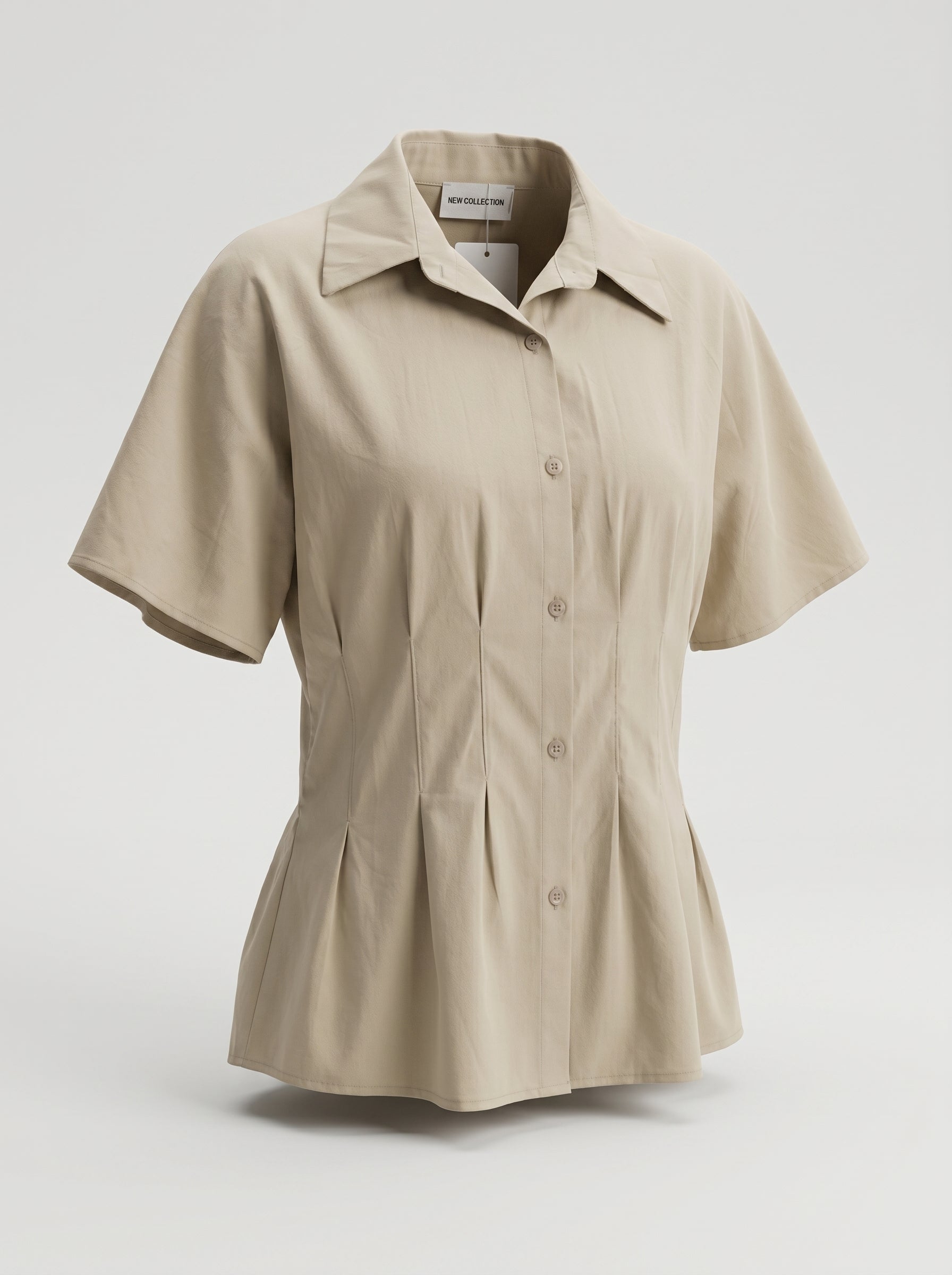 Camicia elegante con collo alla francese