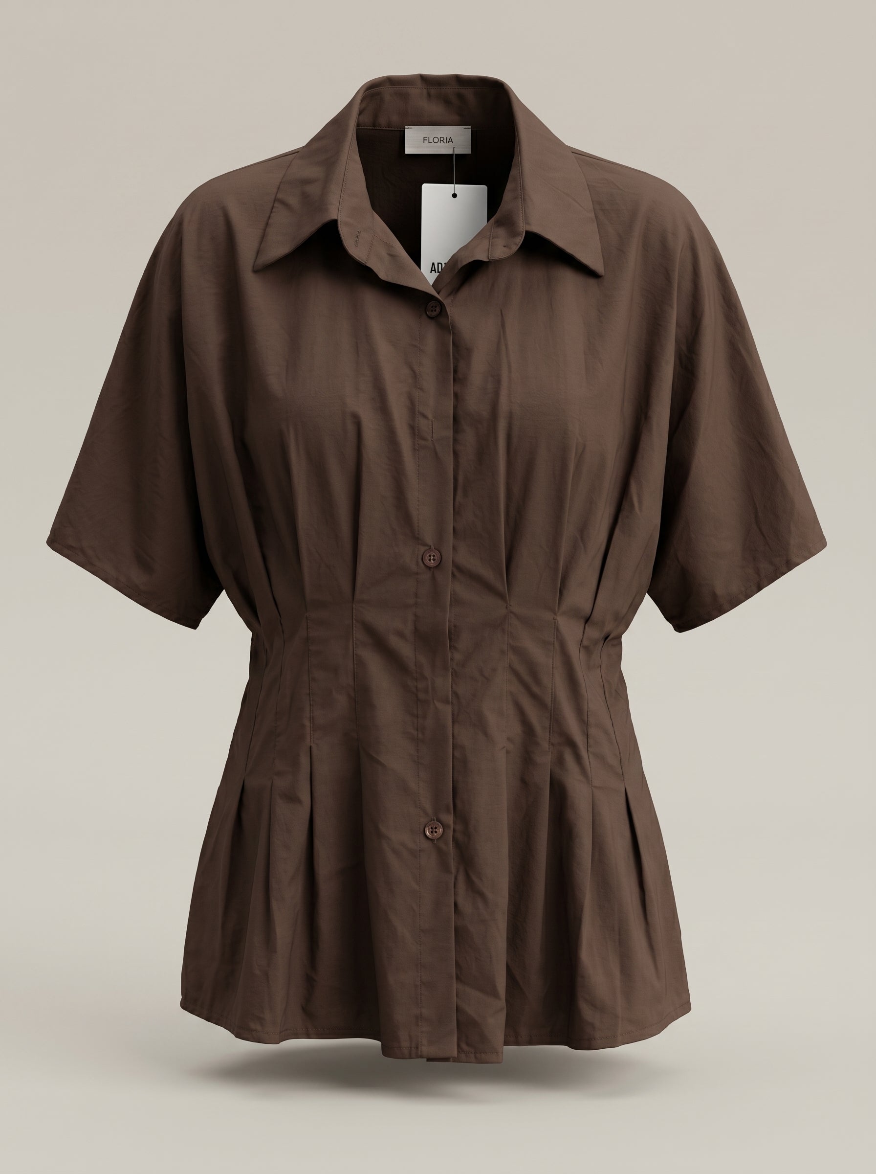 Camicia elegante con collo alla francese