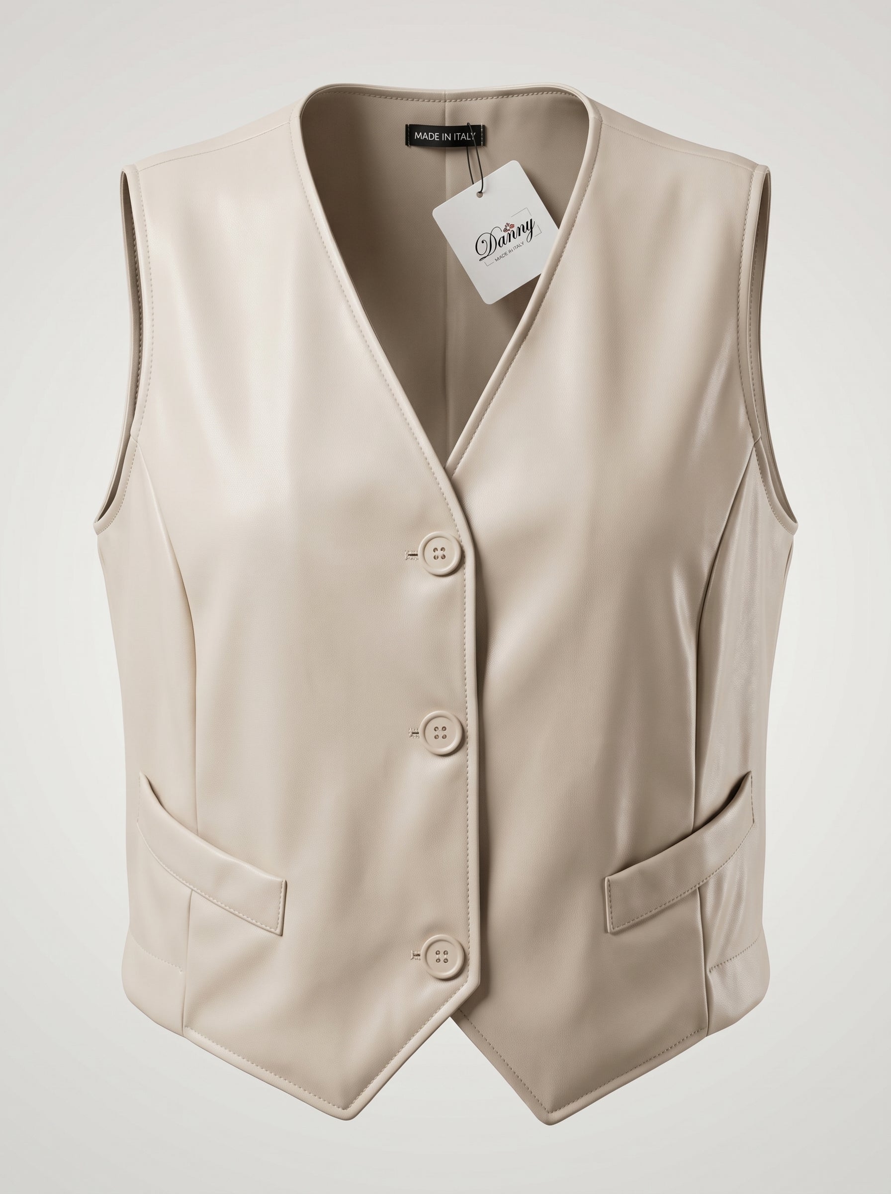 Gilet ecopelle V-Rocker