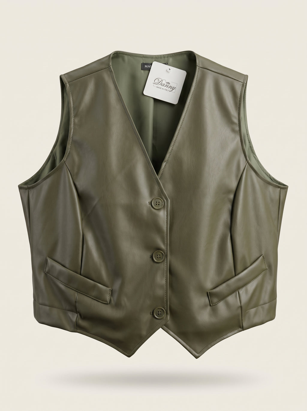 Gilet ecopelle V-Rocker