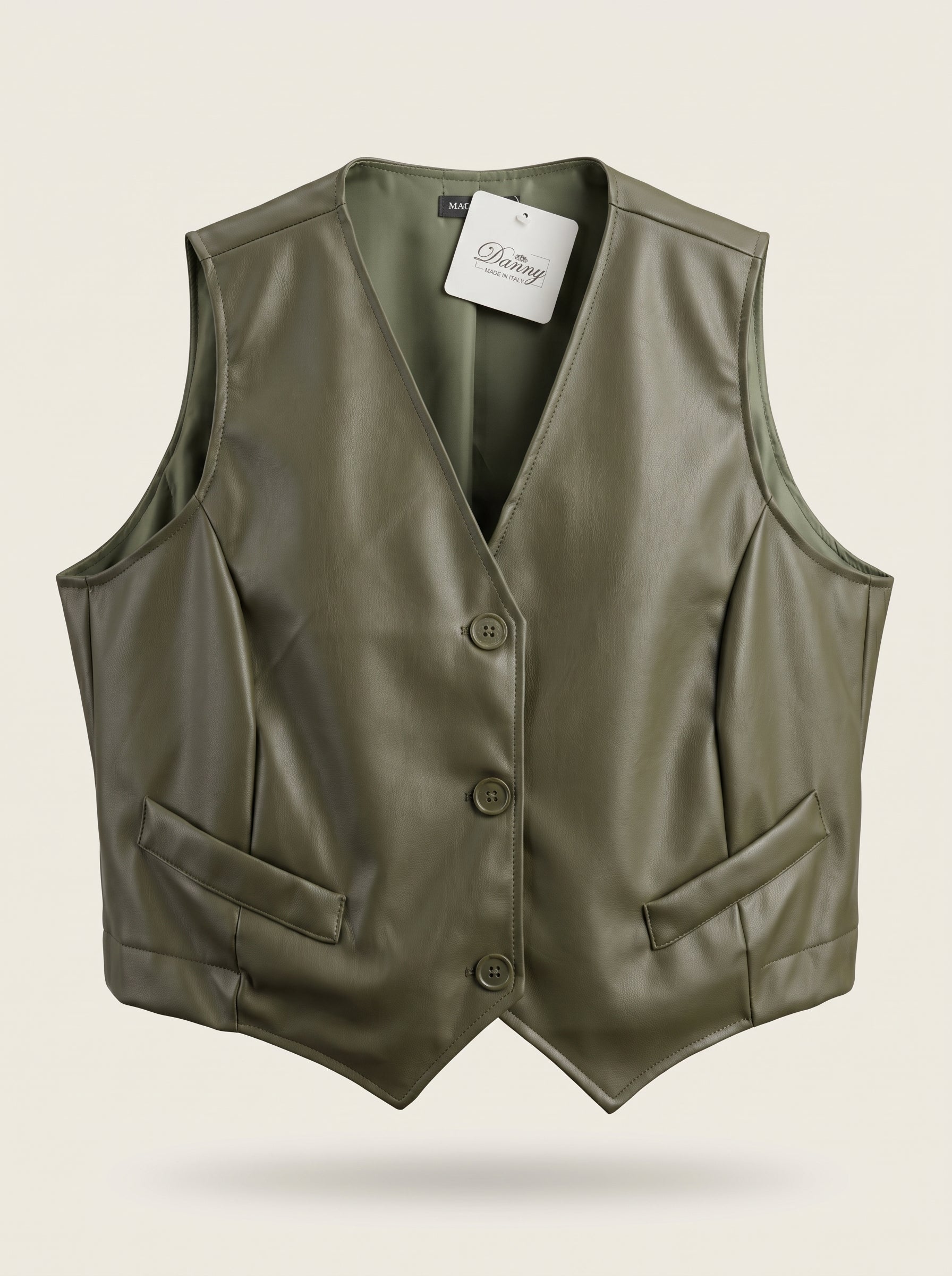 Gilet ecopelle V-Rocker