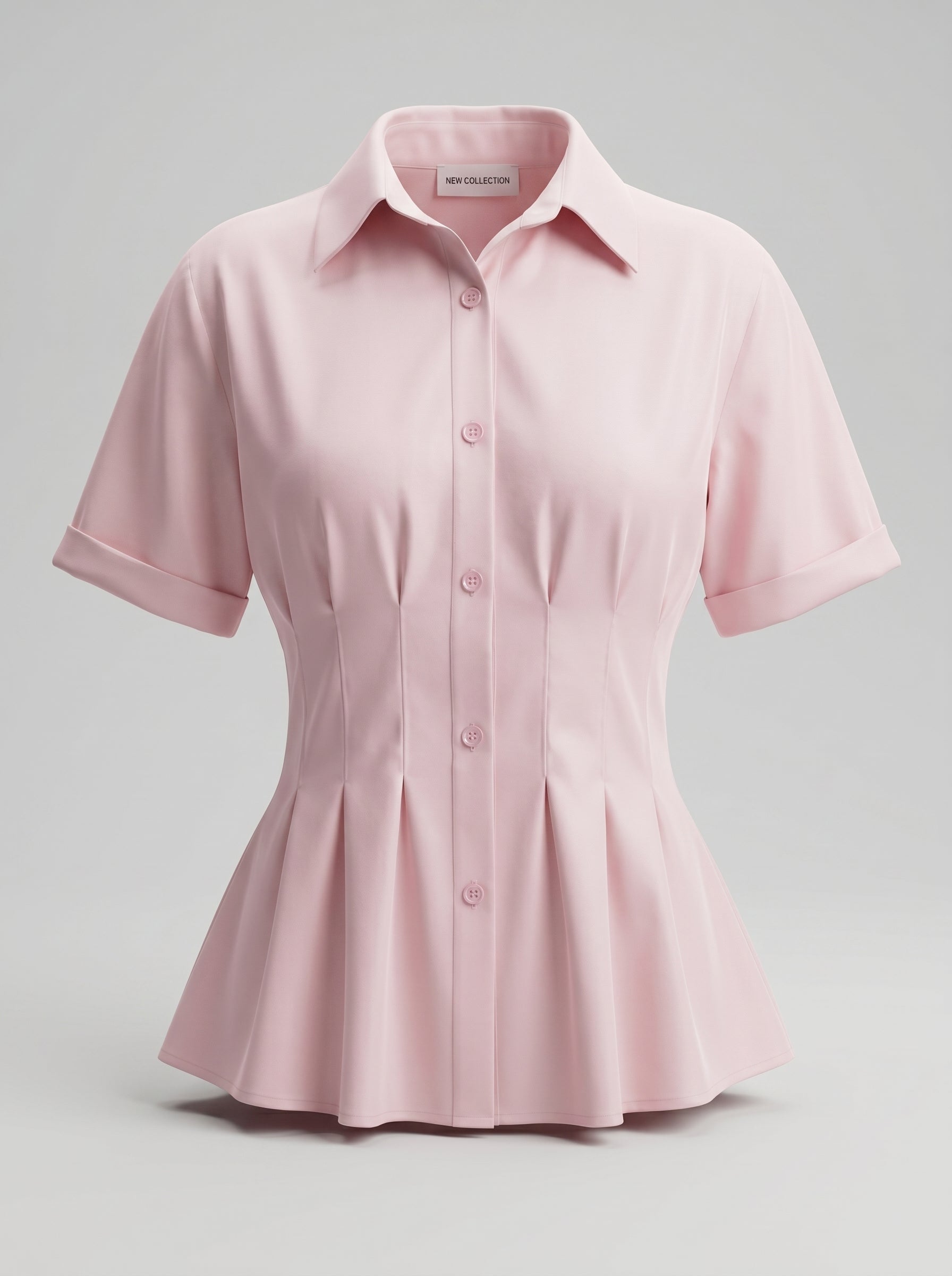 Camicia elegante con collo alla francese