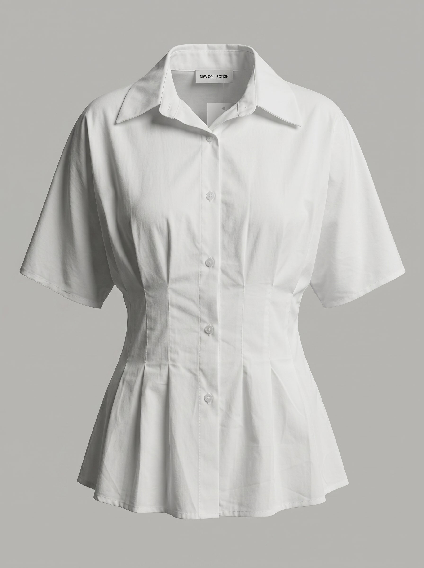 Camicia elegante con collo alla francese